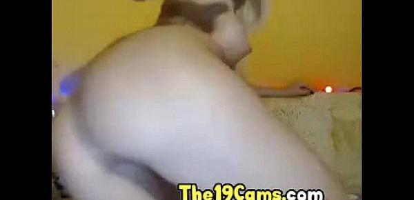  Horny russian chick on hidden cam